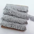 Franjuri argintii 6 cm latime - Rola 11 m