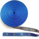 Galon Bisericesc Albastru cu Auriu 2 Fete