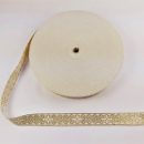 Galon Bisericesc Ivoire cu Auriu 2 Fete